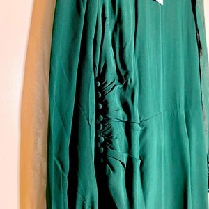 Reformation Aude high neck midi dress.